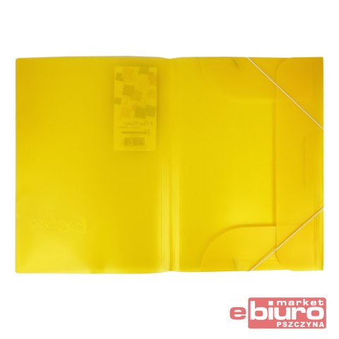TECZKA OFERTOWA EXCLUSO3 FLAP FOLDER A4 ŻÓŁTA