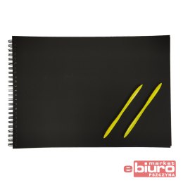 WYDRAPYWANKA TĘCZOWA NA SPIRALI A4 A'20 + 2 RYLCE