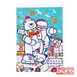 ZESTAW KREATYWNY KARTKA B6 ŚWIĄT Z DIAMEN MFP