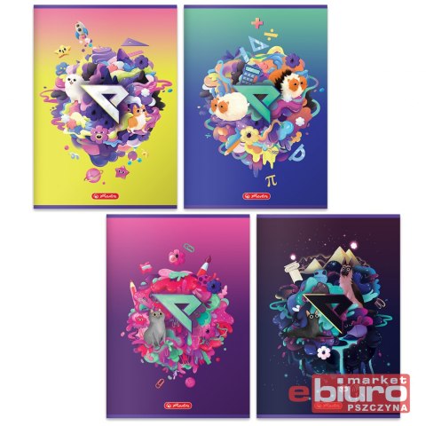 ZESZYT A4 60K KRATKA EKIPA HERLITZ