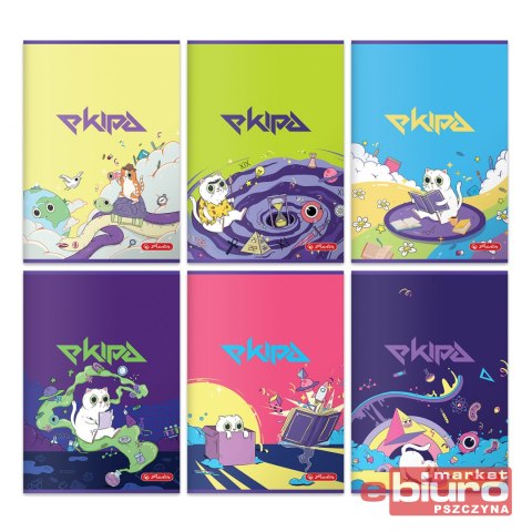 ZESZYT A5 60K KRATKA EKIPA HERLITZ