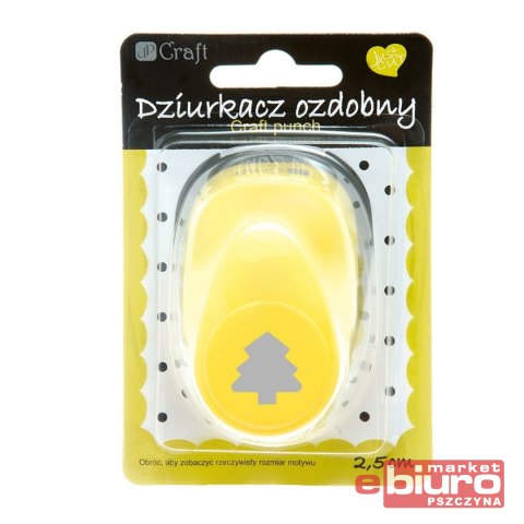 DZIURKACZ OZDOBNY 2,5 CM JODŁA JCDZ-110-021