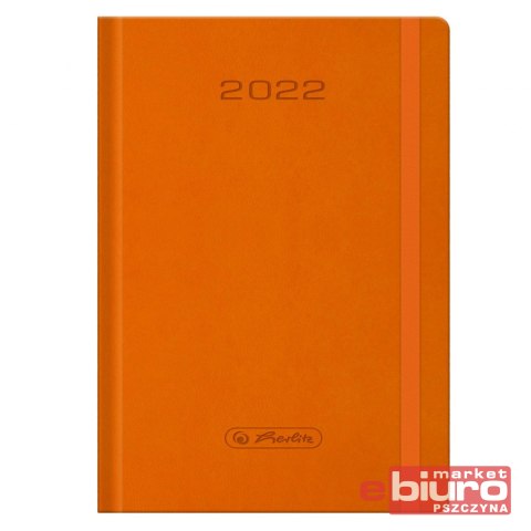 KALENDARZ A5 DZIENNY FLEX POMARAŃCZOWY HERLITZ