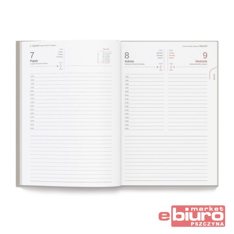 KALENDARZ A5 SZEFA DZIENNY GRANAT HERLITZ