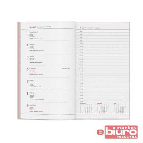 KALENDARZ A6 TYGODNIOWY 3D HERLITZ