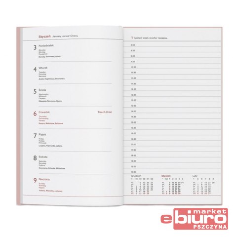 KALENDARZ A6 TYGODNIOWY ELEGANT HERLITZ