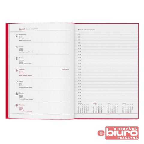 KALENDARZ TYGODNIOWY A5 FLEX POMARAŃCZOWY HERLITZ