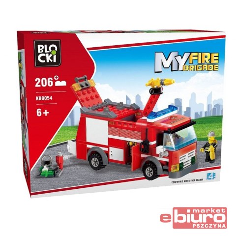 KLOCKI BLOCKI STRAŻ POŻARNA 206 EL. KB8054