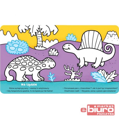 KOLOROWANKA MALUCHA Z GRUBYM OBRYSEM DINUSIE