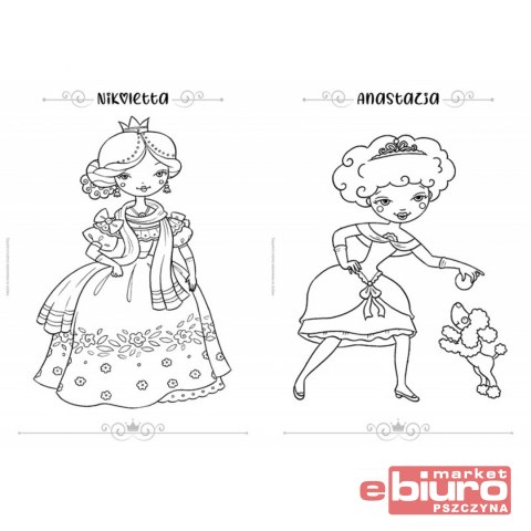 KOLOROWANKI MAŁEJ DZIEWCZYNKI
