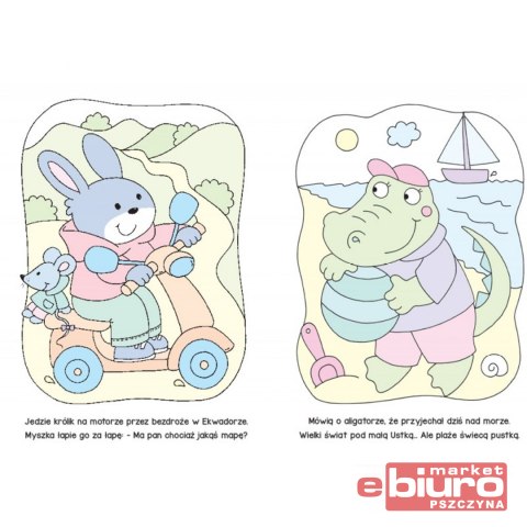 KOLORUJĘ WODĄ. ZWIERZĘTA LUBIĄ PODRÓŻE. MAL. WODNA