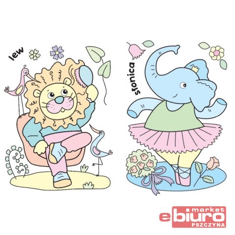 MALOWANKI WODNE ZWIERZĘTA W ZOO