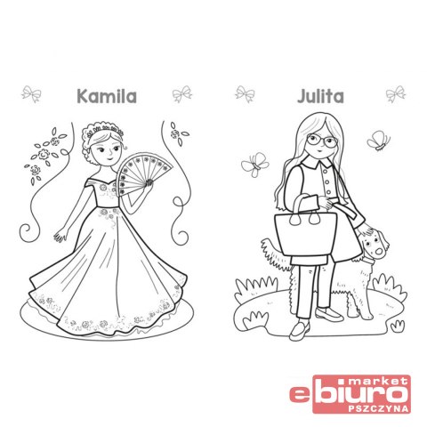 MODELKI. WESOŁE KOLOROWANKI 4+