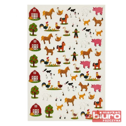 NAKLEJKI PIANKOWE NPS-3 FARMA 20X30 A'5