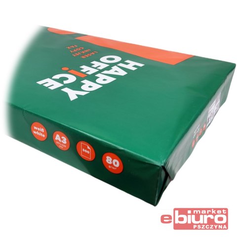 PAPIER KSERO A3 HAPPY OFFICE A'500 80G