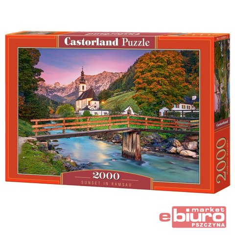 PUZZLE 2000 EL. SUNSET IN RAMSAU CASTOR