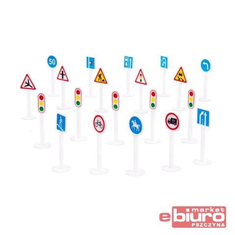 ZESTAW ZNAKÓW DROGOWYCH NR 2 20 ELEMENTÓW 4202