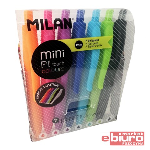 DŁUGOPIS P1 MINI COLOURS 7 KOLORÓW MILAN