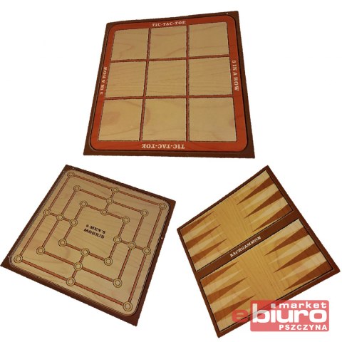 GRA WARCABY BACKGAMMON KÓŁKO KRZYŻYK 4W1 NORIMPEX