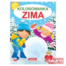 KOLOROWANKA ZIMA 32 STRONY MARTEL