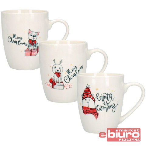 KUBEK ŚWIĄTECZNY 350ML PSY INCOOD