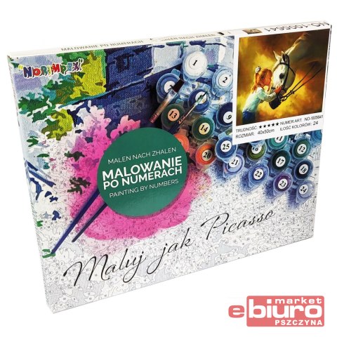 MALOWANIE PO NR. KOŃ Z DZIEWCZYNKĄ NORIMPEX