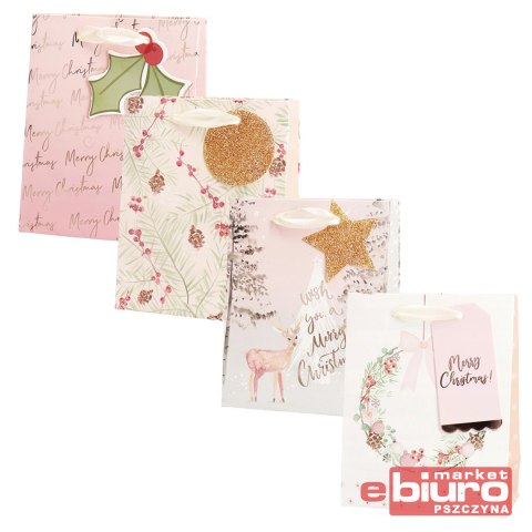 TORBA PREZENTOWA 26X32 WIANEK,CIS,RENIFER 1587