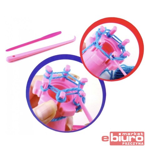 ZESTAW DO ROBIENIA BRANSOLETKI BIŻUTERIA WŁÓCZKA