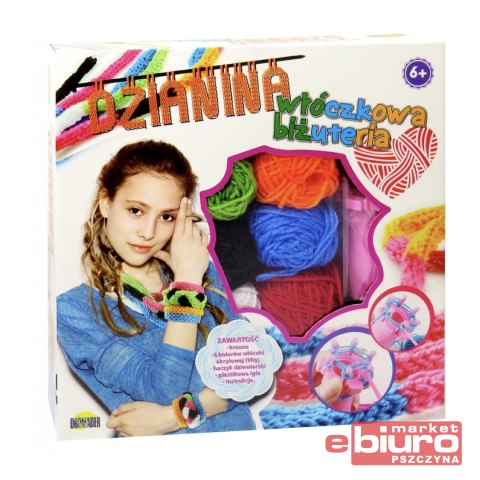 ZESTAW DO ROBIENIA BRANSOLETKI BIŻUTERIA WŁÓCZKA