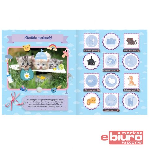 CUDNE KOCIAKI. ALBUM Z NAKLEJKAMI