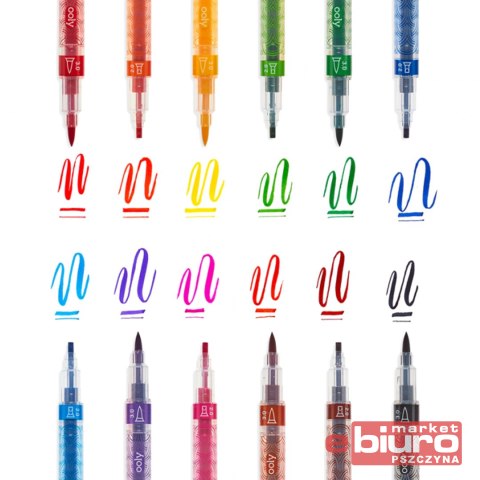 FLAMASTRY Z DWIEMA KOŃCÓWKAMI CALLIGRAPHU DUO ZEST