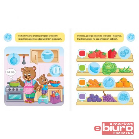 MAŁY MIŚ UCZY SIĘ ZDROWO JEŚĆ. KSIĄŻECZK Z NAKL 2+