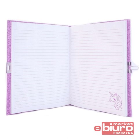 PAMIĘTNIK BROKATOWY JEDNOROŻEC RÓŻ STN 6901 STNUX