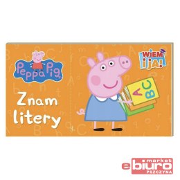 KSIĄŻECZKA PEPPA PIG ZNAM LITERY WIEM I JA
