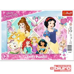 PUZZLE 15 RAMKOWE UROCZE KSIĘŻNICZKI 31352 TREFL