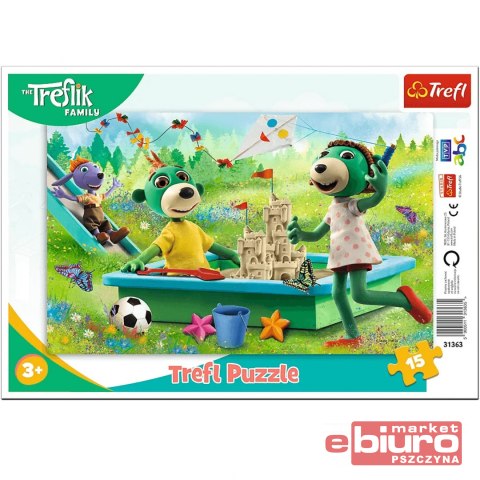 PUZZLE 15 RAMKOWE ZABAWA DO RANA 31363 TREFL