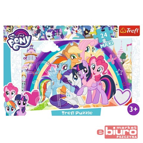 PUZZLE 24 MAXI SZCZĘŚLIWE KUCYKI MY LITTLE PONY