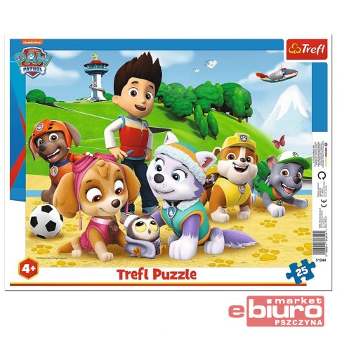 PUZZLE 25 RAMKOWE PSI PATROL NA TROPIE 31344 TREFL