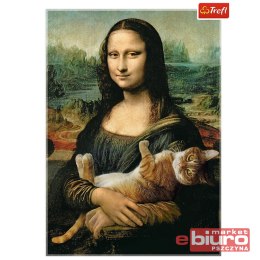 PUZZLE 500 EL MONA LISA I KOT MRUCZEK 37294 TREFL