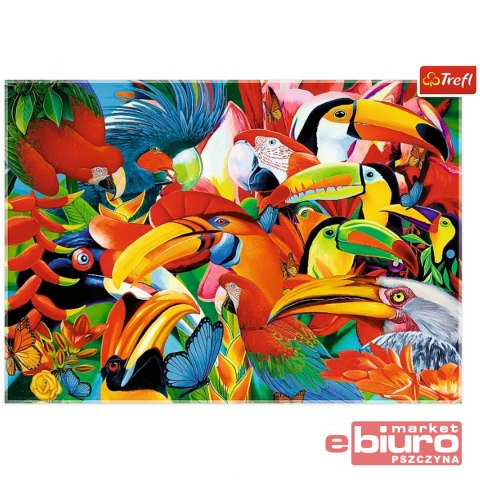 PUZZLE 500 KOLOROWE PTAKI 37328 TREFL