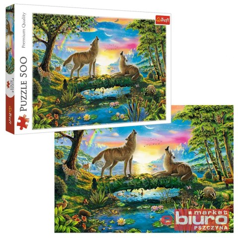 PUZZLE 500 WILCZA NATURA 37349 TREFL