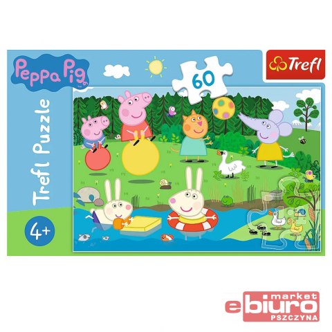 PUZZLE 60 WAKACYJNA ZABAWA ŚWINKA PEPPA 17326