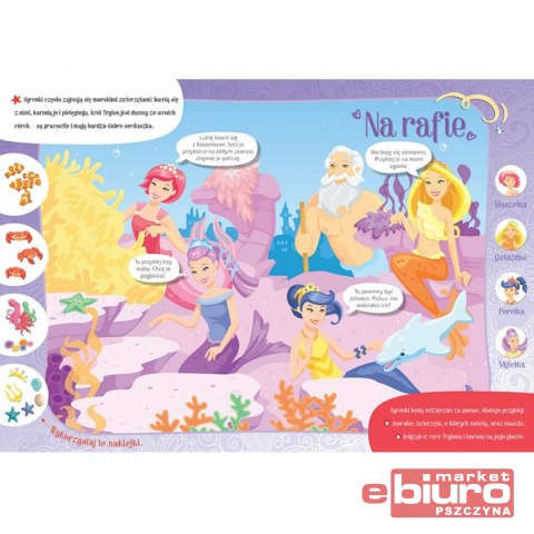 SŁODKIE SYRENKI. AKTYWIZUJĄCA KSIĄŻECZKA Z NAKLEJK