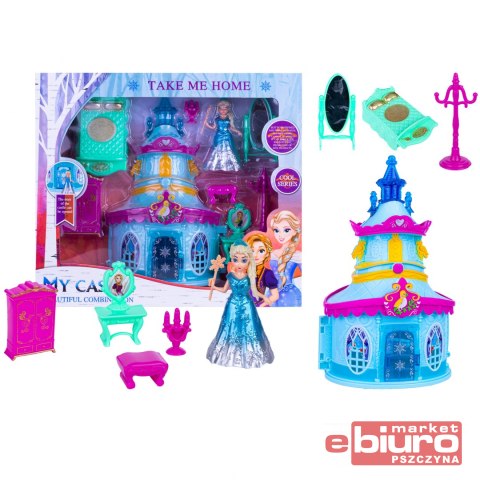 ZAMEK PÓŁOKRĄGŁY + MEBELKI 7670