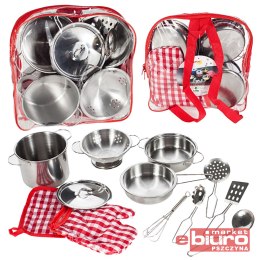 ZESTAW KUCHENNY METALOWY W PLECAKU 4588 MALIS