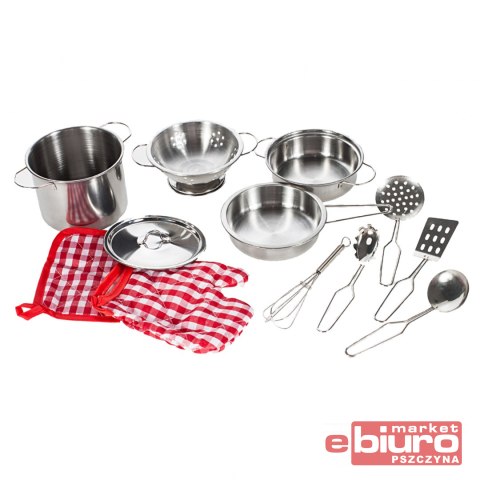 ZESTAW KUCHENNY METALOWY W PLECAKU 4588 MALIS