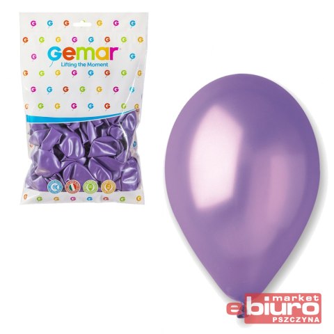 BALON GM90 METAL 10" LAWENDOWY 100SZT GODAN