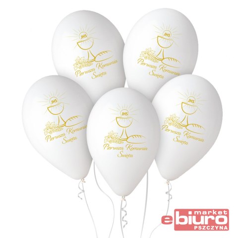 BALON PREMIUM HEL PIERWSZA KOMUN. KIELICH 13" A'25