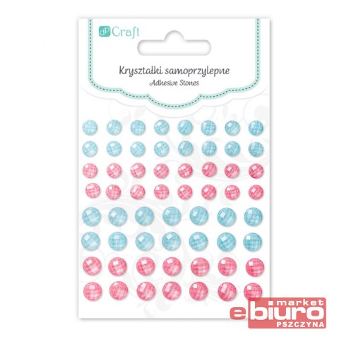 KRYSZTAŁKI SAMOPRZ MIENIĄCE 8&10MM 60SZT PASTEL