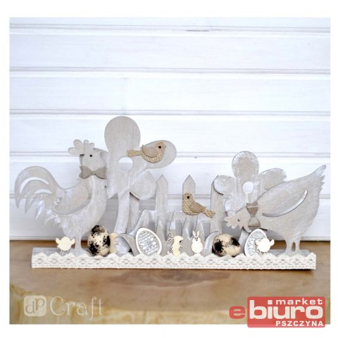 KSZTAŁTY Z DREWNA WIELKANOC 45SZT. DPDN-026